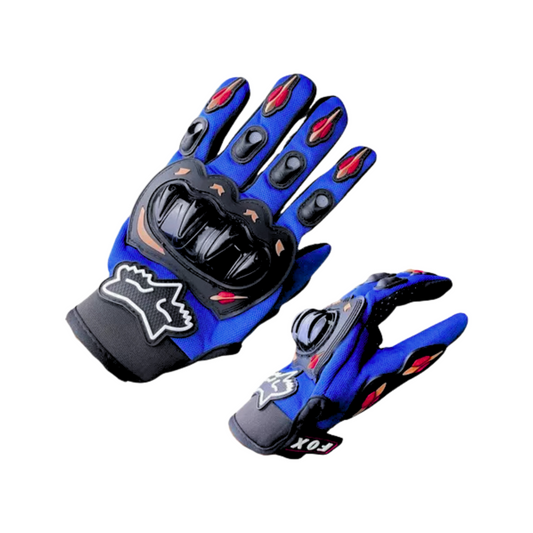 GUANTES COMPLETOS FOX AZUL