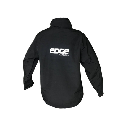 CHAQUETA IMPERMEABLE TACTICA NEGRO EDGE REFLECTIVO