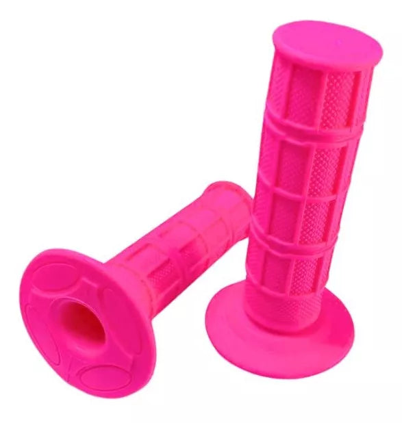 Puños Decorativos Universales Handle Grip Fucsia Con Hueso De Aceleracion