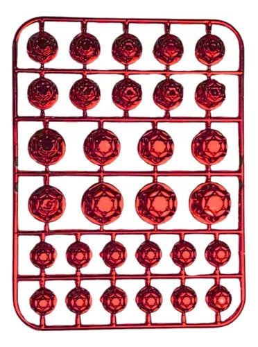 Tapones Decorativos Para Tuercas Rojo