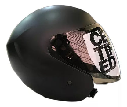Casco Semi Integral Moxul Negro Visor Oscuro