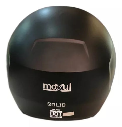 Casco Semi Integral Moxul Negro Visor Fucsia