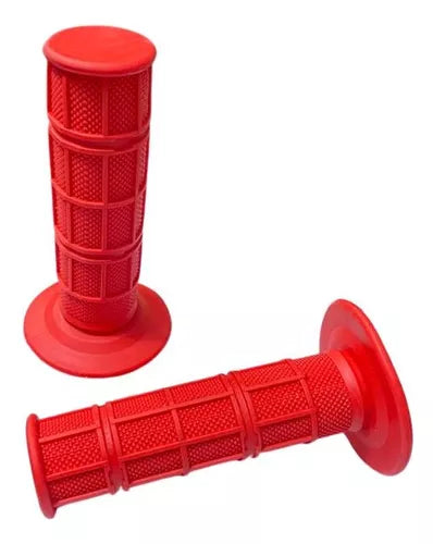 Puños Decorativos Universales Handle Grip Rojo Con Hueso De Aceleracion