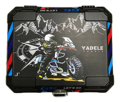 Maleta 36L Cuadrada Para Motos