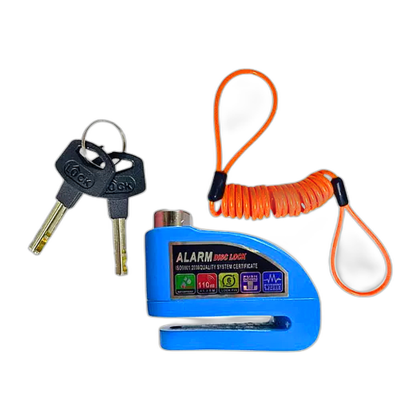 Candado De Disco Con Alarma Y Recordatorio Para Motos