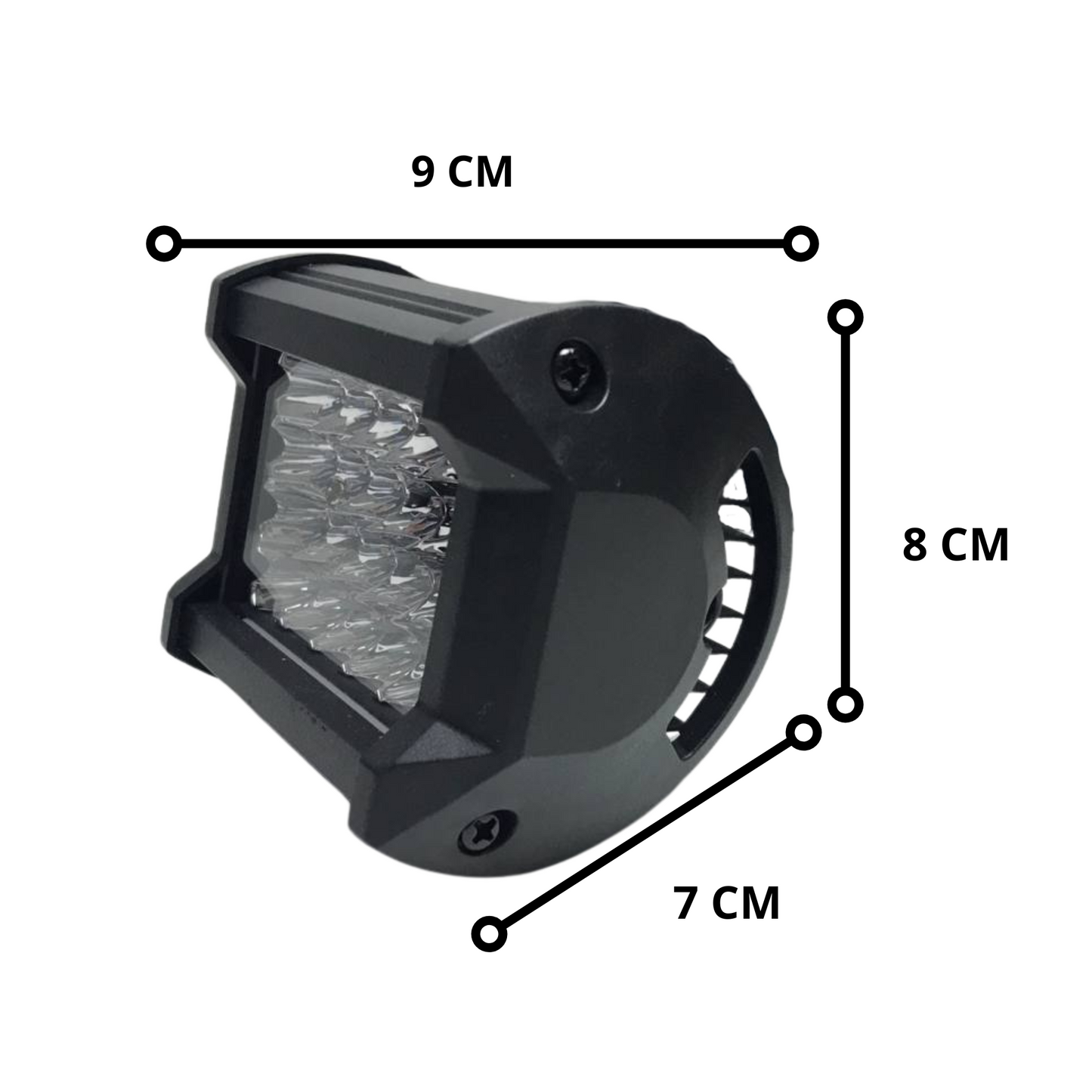 FARO 24 LED BLANCO MOTOS CARROS
