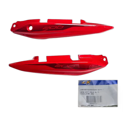 FALDAS LATERALES RK 200 ROJO ORIGINAL EK
