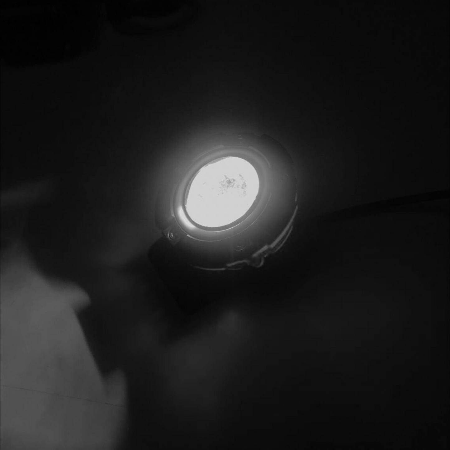FARO LED LUPA EXPLORADOR ARO DE LUZ AZUL