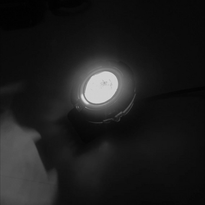FARO LED LUPA EXPLORADOR ARO DE LUZ AZUL