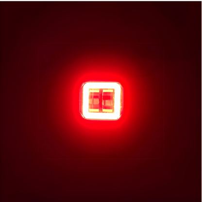 FARO LED ARO DE LUZ CUADRADO, ALTA BLANCA MOTOS CARROS