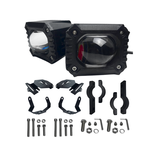 FAROS AUXILIARES LUPA ARO DE LUZ Y BASES STALLION