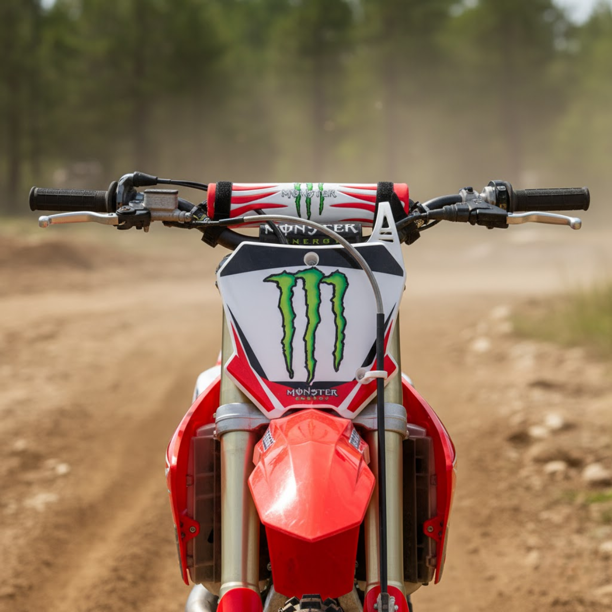 FORRO ROMPEDIENTE REDONDO MONSTER ROJO