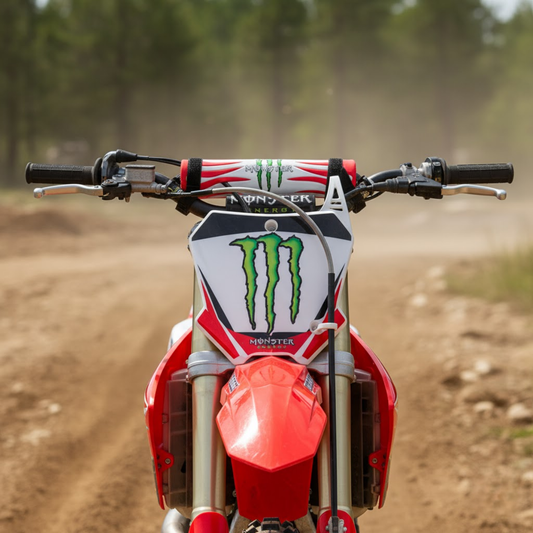 FORRO ROMPEDIENTE REDONDO MONSTER ROJO