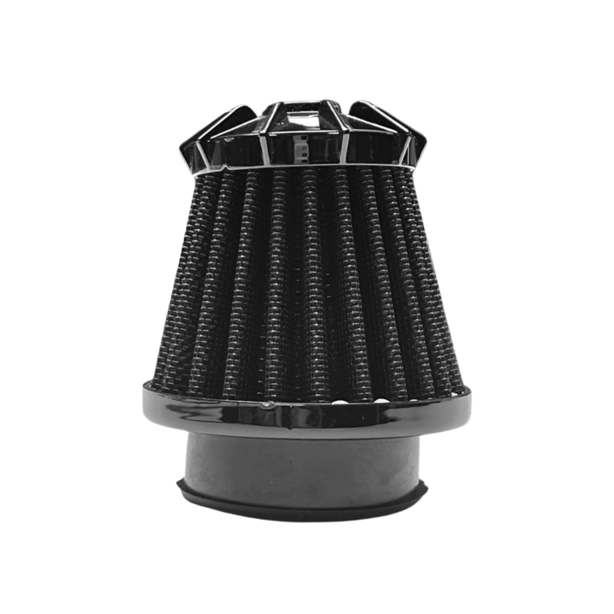 FILTRO DE AIRE NEGRO CONICO AJUSTABLE 35MM, 42MM, 48MM