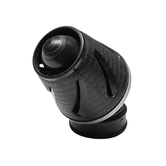 FILTRO DE AIRE NEGRO LISO CONICO AJUSTABLE 35MM, 42MM, 48MM