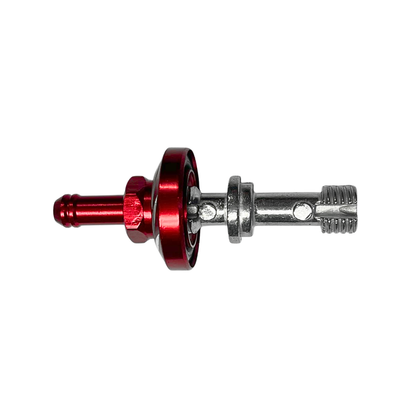 FILTRO DE GASOLINA UNIVERSAL ALUMINIO ROJO