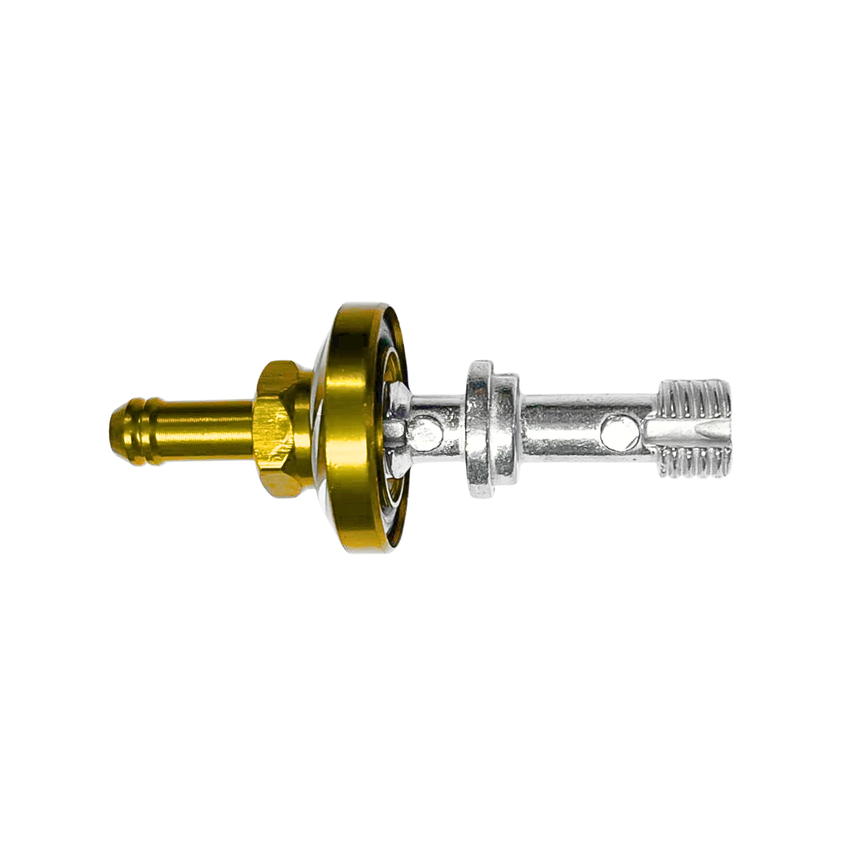 FILTRO DE GASOLINA UNIVERSAL ALUMINIO DORADO