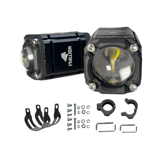 FARO LED AUXILIAR TIPO LUPA COD. ST-F010 STALLION (PAR)