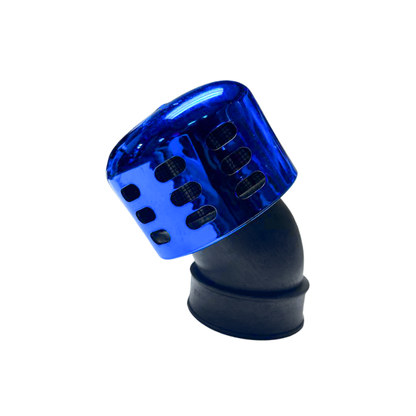 FILTRO DE AIRE CONICO AJUSTABLE 45MM - 48MM AZUL PLATA NEGRO ROJO