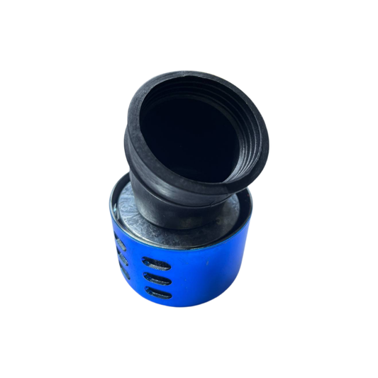 FILTRO DE AIRE CONICO AJUSTABLE 45MM - 48MM AZUL PLATA NEGRO ROJO