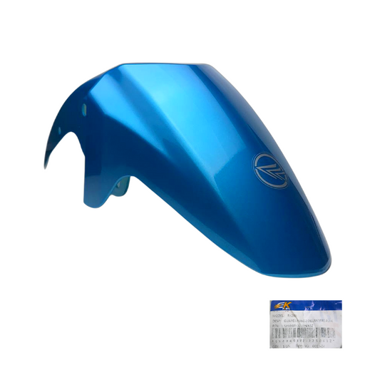 GUARDAFANGO DELANTERO RK 200 TURQUESA ORIGINAL EK