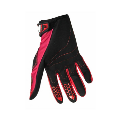 GUANTES MOTOCROSS UFO PLAST BLAZE ROJO ROSA