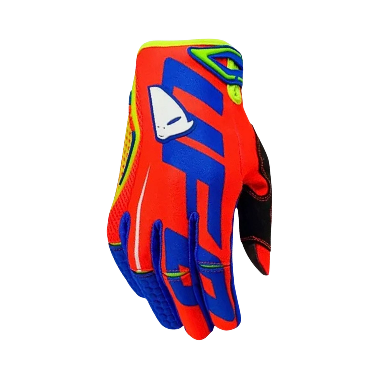 GUANTES MOTOCROSS UFO PLAST BLAZE AZUL NEON