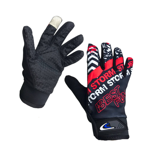 GUANTES COMPLETOS F020R ROJO XL