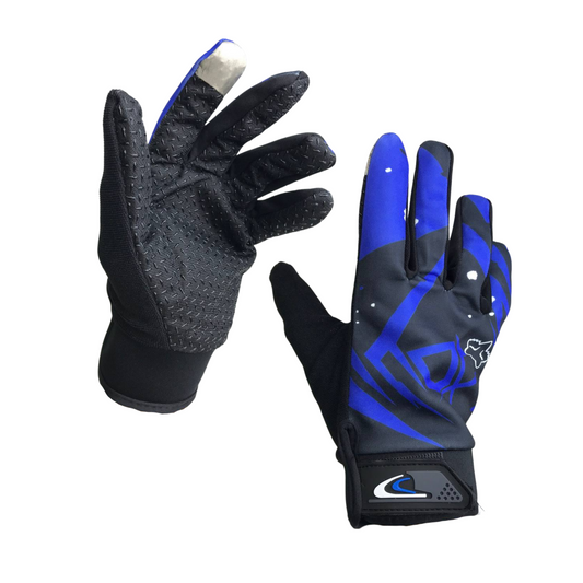 GUANTES COMPLETOS FOX AZUL XL
