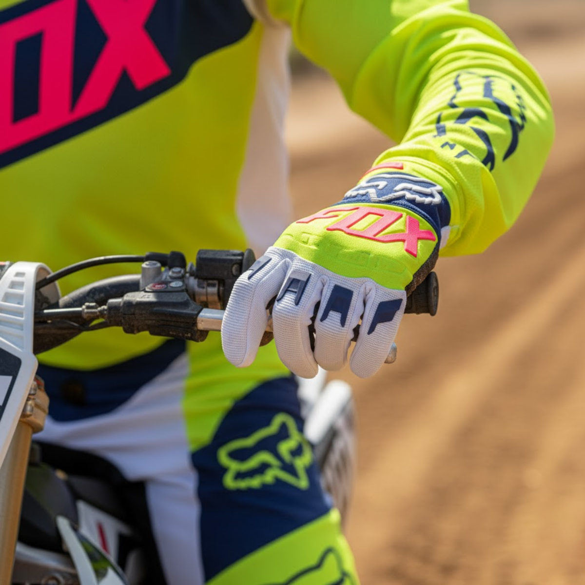 GUANTES COMPLETOS FOX ENDURO BLANCO