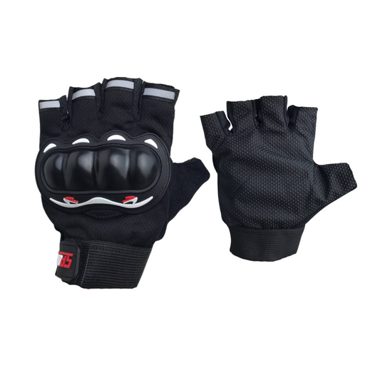 GUANTES CORTOS F019N NEGRO XL CON PROTECCION DE NUDILLOS