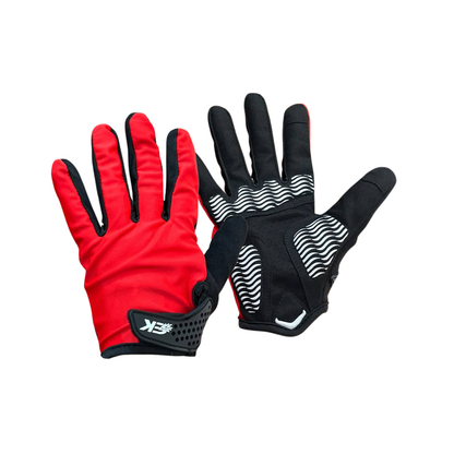 GUANTES BIKER TIPO F ROJOS ORIGINAL EK