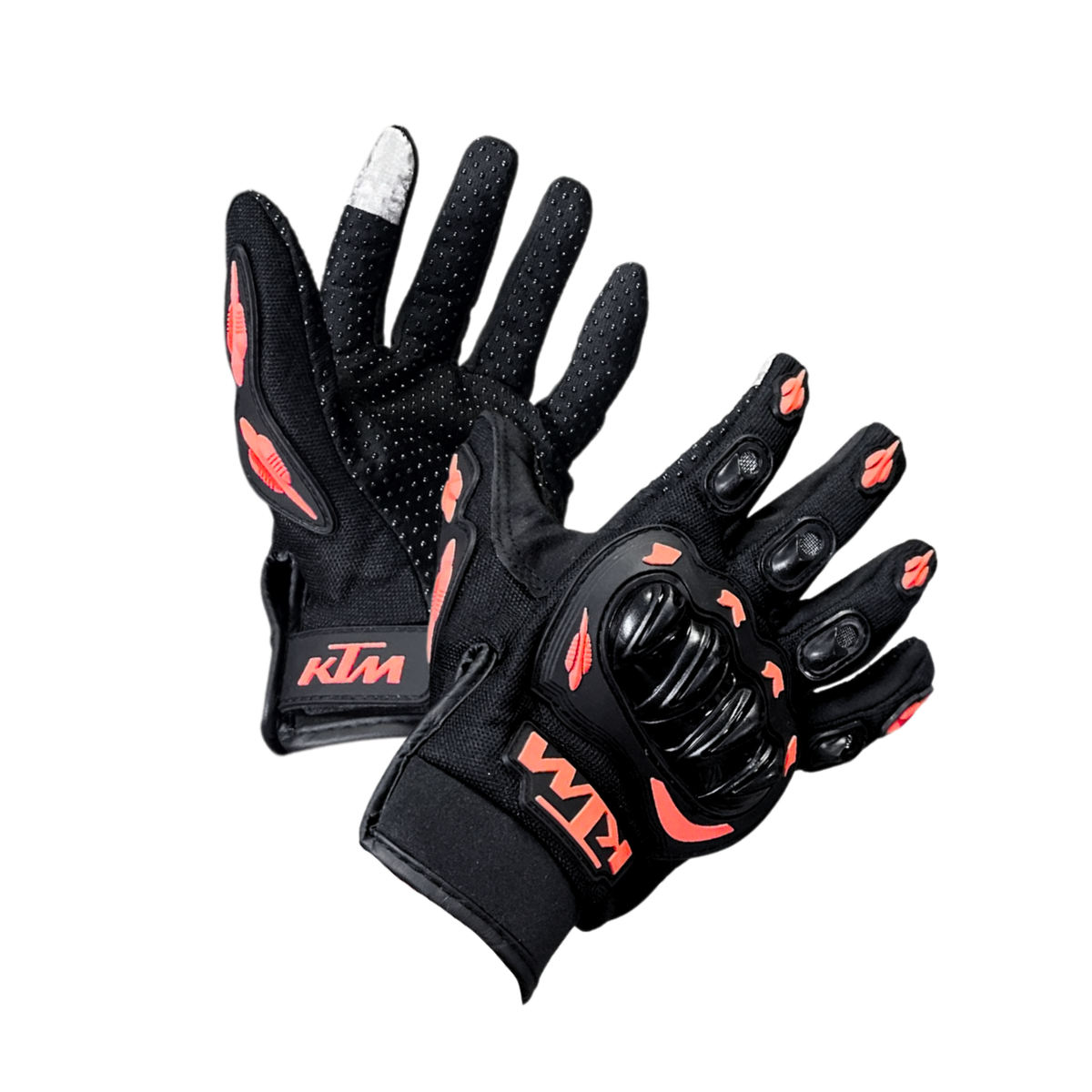 GUANTES COMPLETOS KTM CON PROTECCION DE NUDILLOS