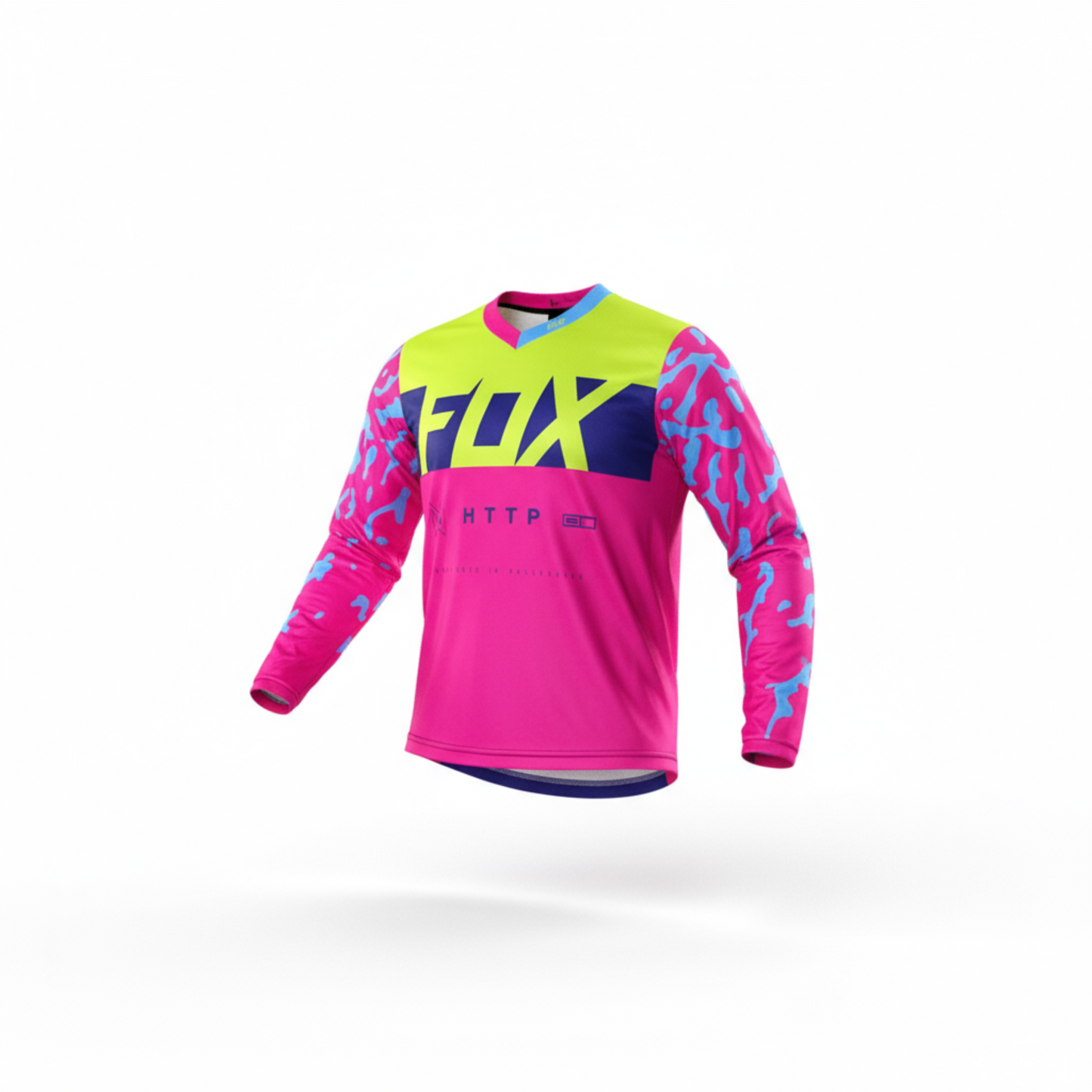 SUDADERA FRANELA MOTOCROSS FOX NEON FUCSIA