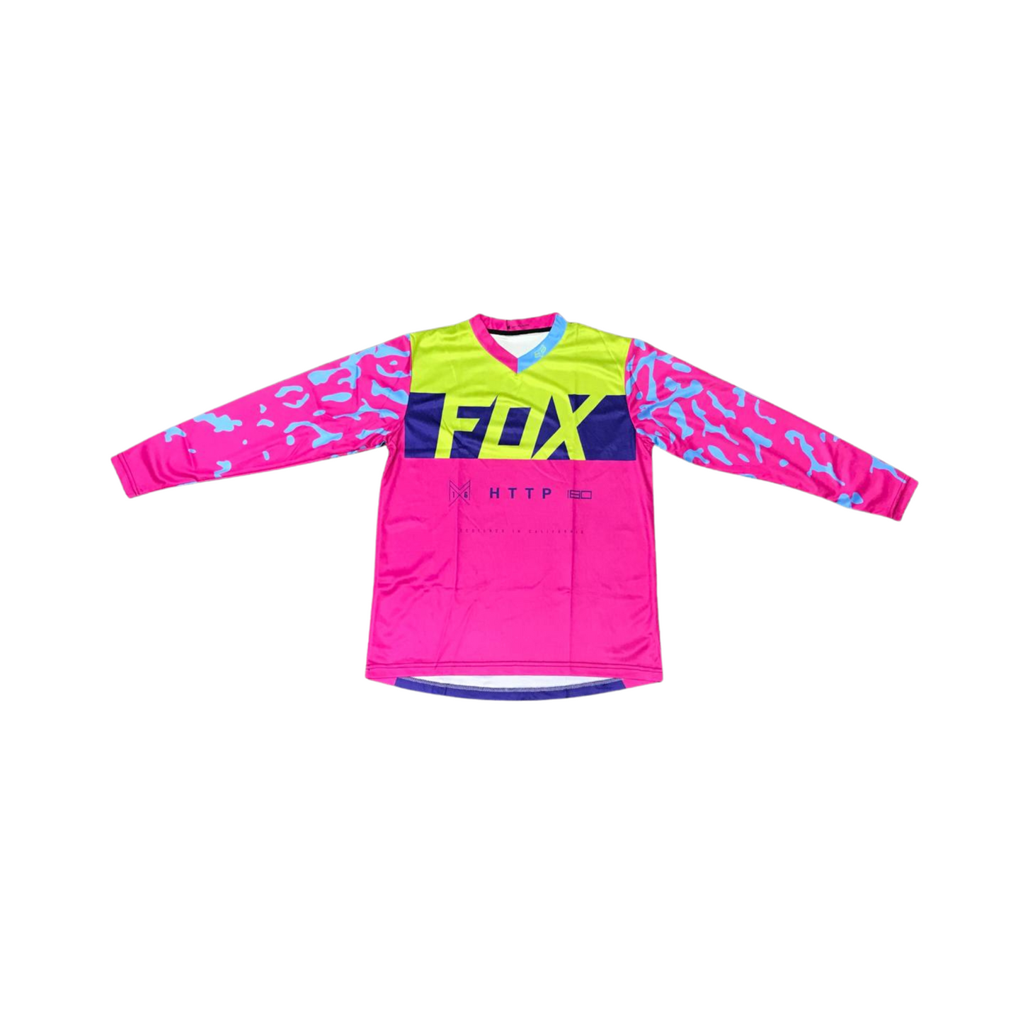 SUDADERA FRANELA MOTOCROSS FOX NEON FUCSIA