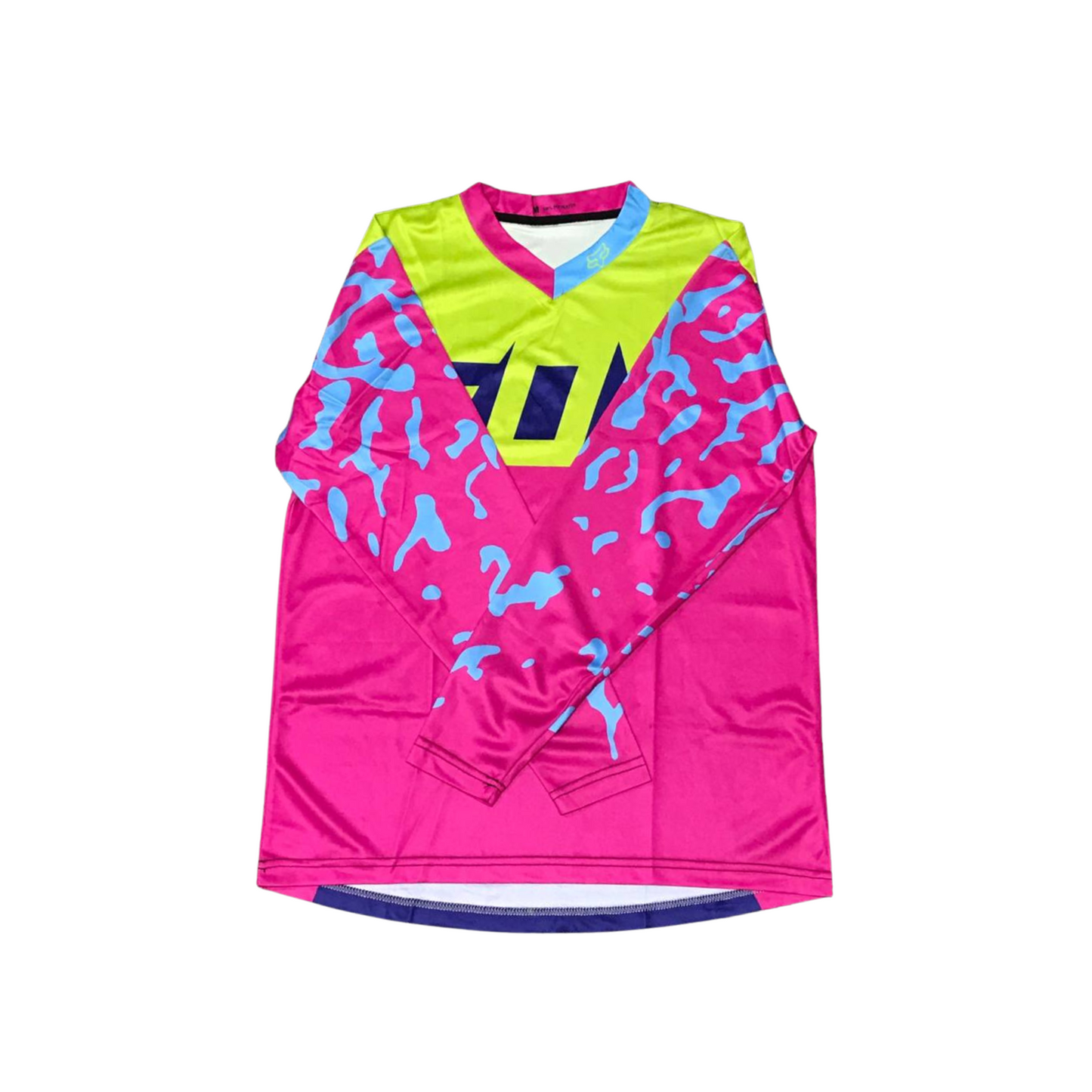 SUDADERA FRANELA MOTOCROSS FOX NEON FUCSIA