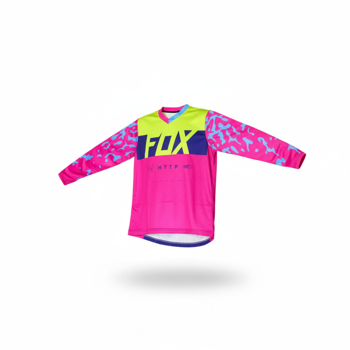 SUDADERA FRANELA MOTOCROSS FOX NEON FUCSIA