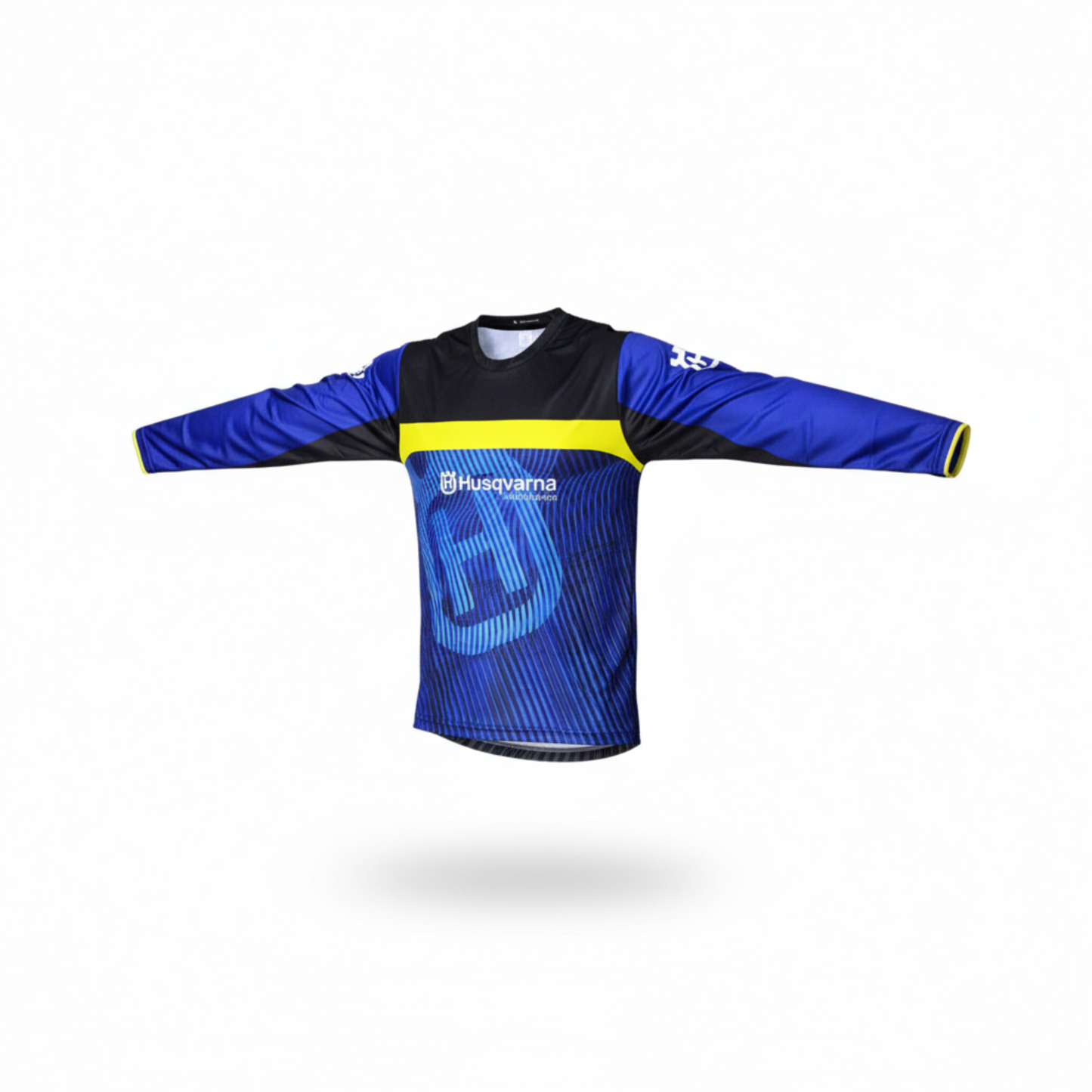 SUDADERA CAMISA JERSEY MOTOCROSS ENDURO AZUL HUSQVARNA