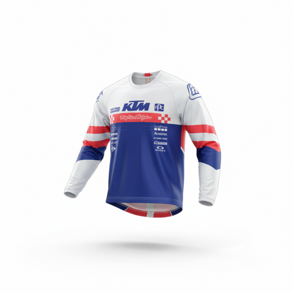 SUDADERA FRANELA JERSEYS ENDURO MOTOCROSS KTM BLANCO
