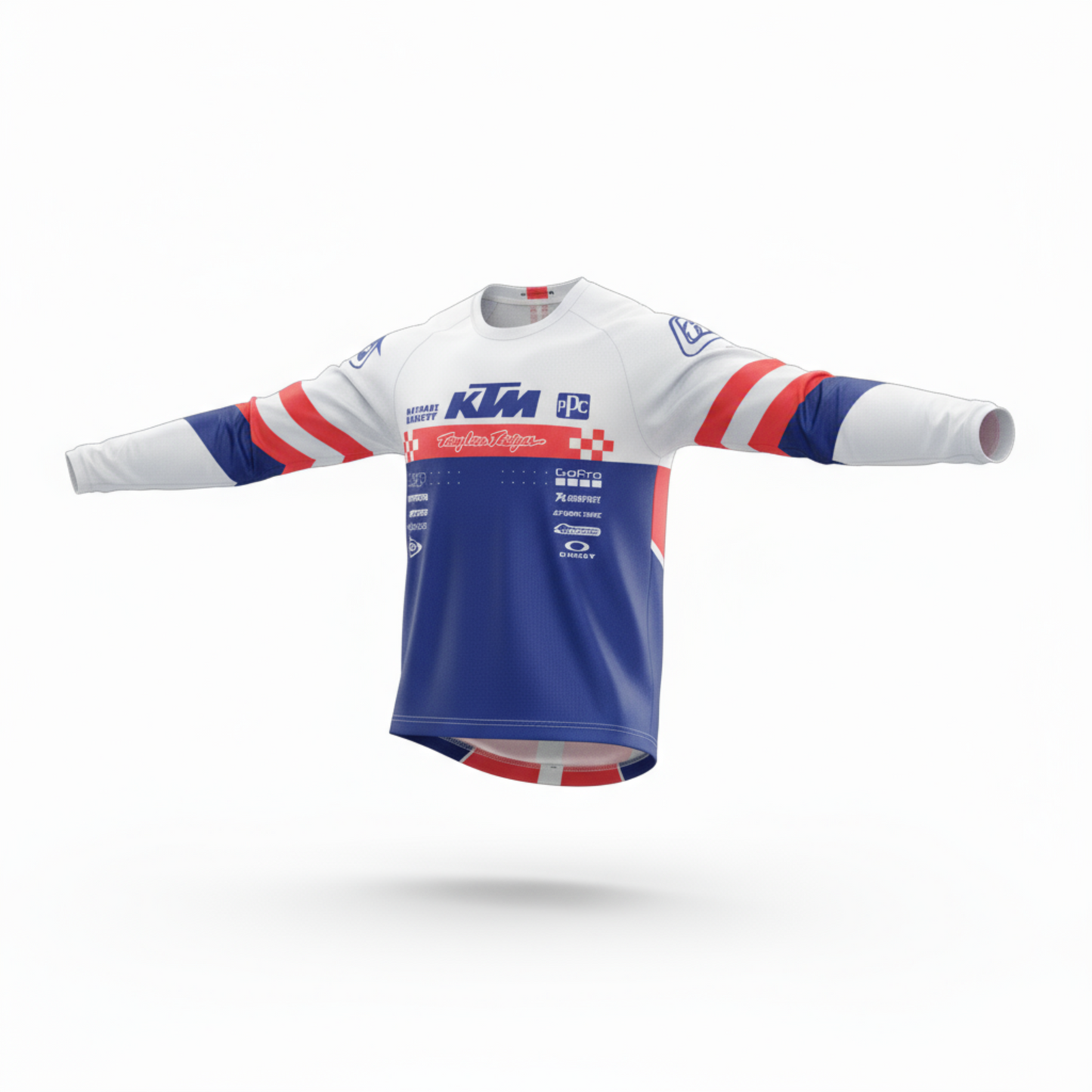 SUDADERA FRANELA JERSEYS ENDURO MOTOCROSS KTM BLANCO
