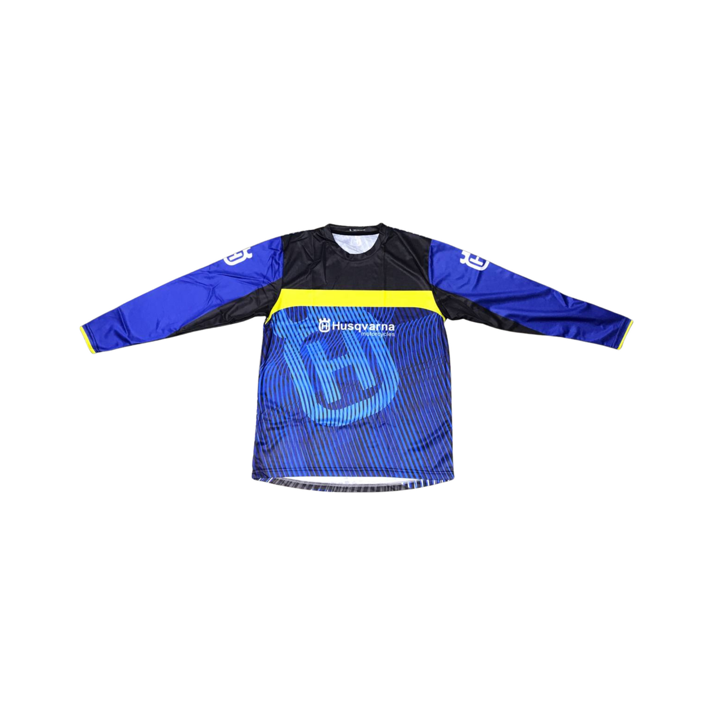 SUDADERA CAMISA JERSEY MOTOCROSS ENDURO AZUL HUSQVARNA