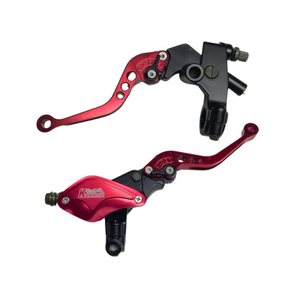 KIT BOMBAS DE FRENO Y CROCHE RACING ROJO MOTOS