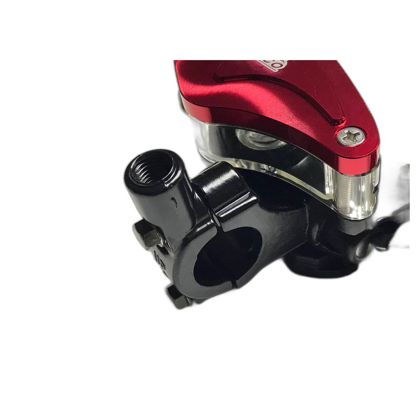 KIT BOMBAS DE FRENO Y CROCHE RACING ROJO MOTOS