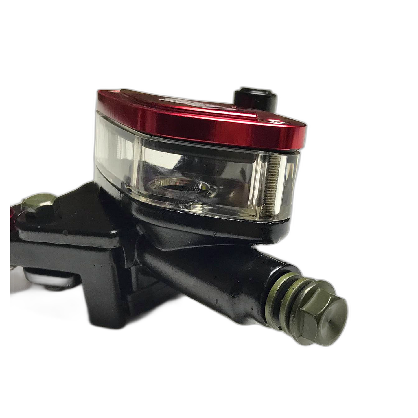 KIT BOMBAS DE FRENO Y CROCHE RACING ROJO MOTOS