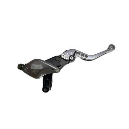 KIT BOMBAS DE FRENO Y CROCHE RACING PLATEADO MOTOS