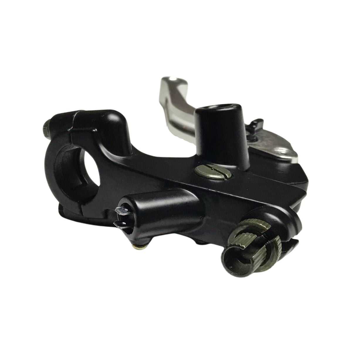 KIT BOMBAS DE FRENO Y CROCHE RACING PLATEADO MOTOS