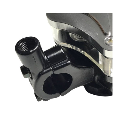 KIT BOMBAS DE FRENO Y CROCHE RACING PLATEADO MOTOS