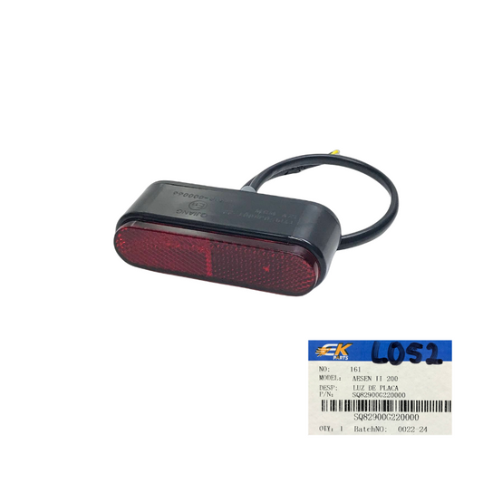 LUZ DE PLACA ARSEN II RKV ORIGINAL EK