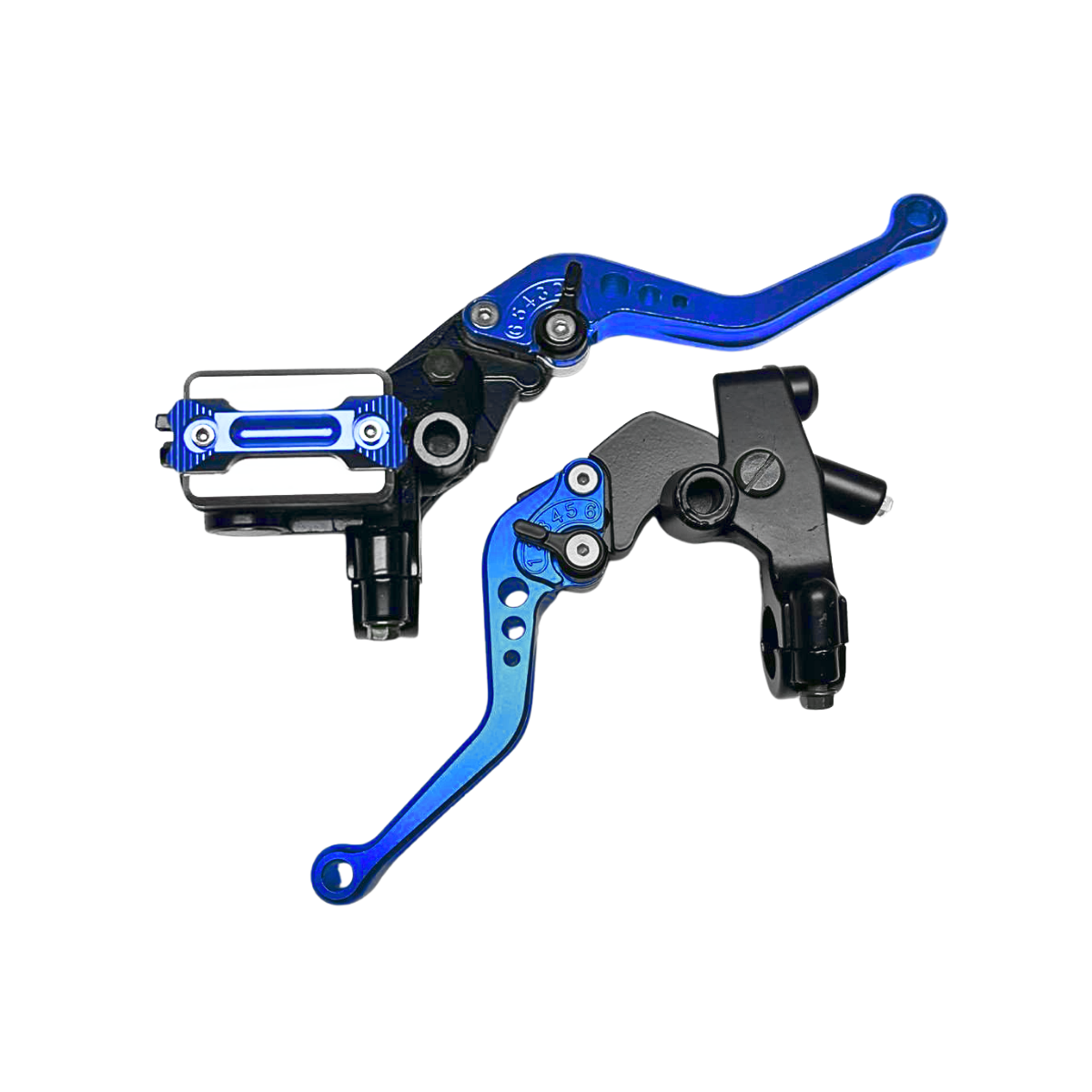 LEVAS RACING CUADRADAS ALUMINIO AZUL