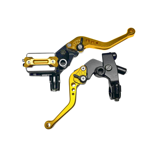 LEVAS RACING CUADRADAS ALUMINIO DORADO